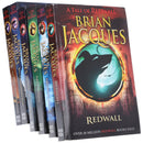 Redwall Series Books 1–6 6 Books Collection Set by Brian Jacques – Redwall, Mossflower, Mattimeo & Classic Fantasy Collection