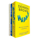 Derren Brown Collection 3 Books Set (A Book of Secrets, Happy, [Hardcover]A Little Happier)
