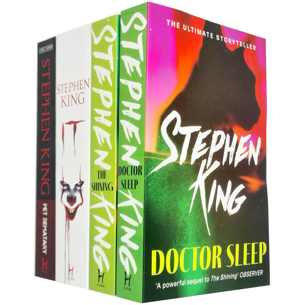 Stephen King Collection 4 Books Set (Pet Sematary, The Shining, It, Doctor Sleep)