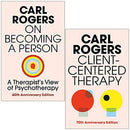 On Becoming a Person & Client Centred Therapy By Carl Rogers 2 Books Collection Set