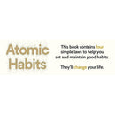 Atomic Habits: The life-changing by James Clear million copy bestseller