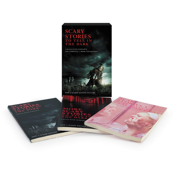 Scary Stories to Tell in the Dark 3 Books Set by Alvin Schwartz