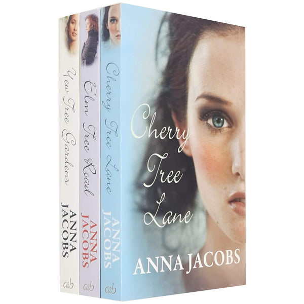 Wiltshire Girls Series 3 Books Collection Set By Anna Jacobs - Cherry Tree Lane, Yew Tree Gardens, Elm Tree Road