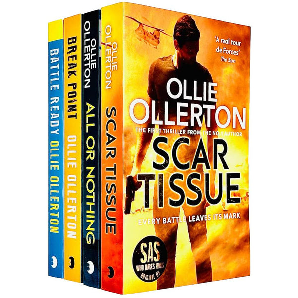 Ollie Ollerton Collection 4 Books Set (Scar Tissue, All or Nothing, Break Point, Battle Ready)