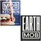 Mob Kitchen Feed 4 Or More For Under 10 Pounds By Ben Lebus & Earth Mob By Mob Kitchen Collection 2 Books Set