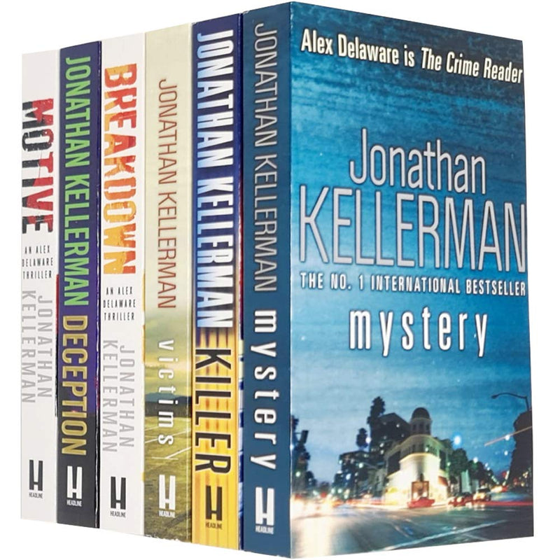 ["6 Book collection set by Jonathan Kellerman", "6 book set Jonathan Kellerman", "6 books set", "9789124102074", "Alex Delaware series", "Best Crime series", "Breakdown", "Collectable books", "collection 6 books set", "complex crime series", "Crime", "Crime & Thrill", "Crime Series", "Criminal psychologist", "Deception", "Deception by Jonathan Kellerman", "Fiction book set", "International Best seller", "International bestseller series", "Jonathan Kellerman", "Jonathan Kellerman 6 book set", "jonathan kellerman alex delaware books in order", "Jonathan Kellerman Bestselling books", "Jonathan Kellerman books", "jonathan kellerman books in order", "Jonathan Kellerman books set", "Jonathan Kellerman collection", "Jonathan Kellerman collection 6 books set", "kellerman books", "Killer", "Killer by Jonathan Kellerman", "Motive", "Motive by Jonathan Kellerman", "Mystery", "mystery book series", "Mystery by Jonathan Kellerman", "Paperback", "thrilling", "Victim", "Victims", "Young Adults"]