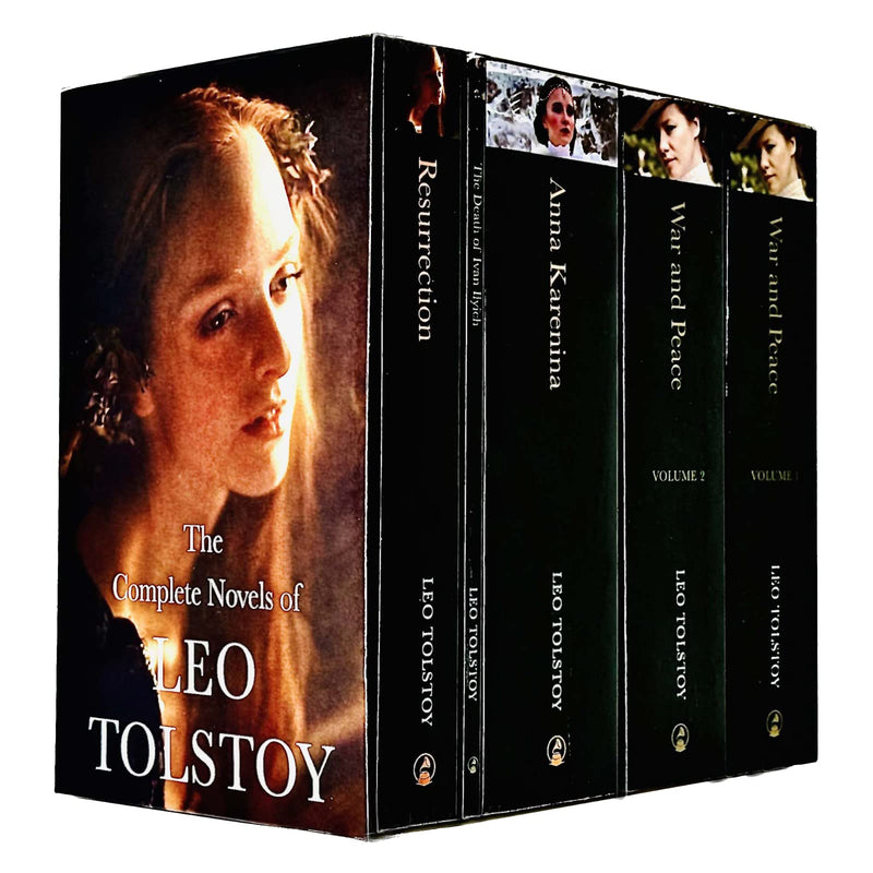["9781804451977", "Anna Karenina", "classic authors", "Classic book set", "classic collection", "classic stories", "greatest novelists", "leo tolstoy", "leo tolstoy books", "leo tolstoy classics", "leo tolstoy collection", "leo tolstoy set", "Resurrection", "russian", "russian novels", "The Death of Ivan Ilyich", "war and peace", "War and Peace Volume 1", "War and Peace Volume 2"]