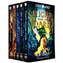 Lone Wolf Series Books 1 - 5 Collection Set by Joe Dever (Flight from the Dark, Fire on the Water, Caverns of Kalte, Chasm of Doom & Shadow on the Sand)