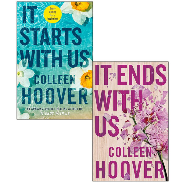Colleen Hoover Collection 2 Books Set (It Starts with Us [Hardcover] &amp; It Ends With Us)