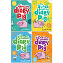 Diary Of Pig Emer Stamp Collection 4 Books Set The Big Fat Totally Bonkers The Seriously Extraordinary The Super Amazing Adventures Of Me
