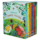 Usborne Peep Inside Collection 6 Books Box Set Children Gift Set