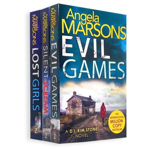 Detective Kim Stone Crime Thriller Series 3 Books Collection Set by Angela Marsons (Lost Girls, Silent Scream, Evil Games)