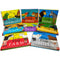 Axel Schefflers Flip Flap Series 8 Books Childrens Collection Set (Dinosaurs, Farm, Frozen, Pets, Ocean, Safari, Jungle, Minibeasts)