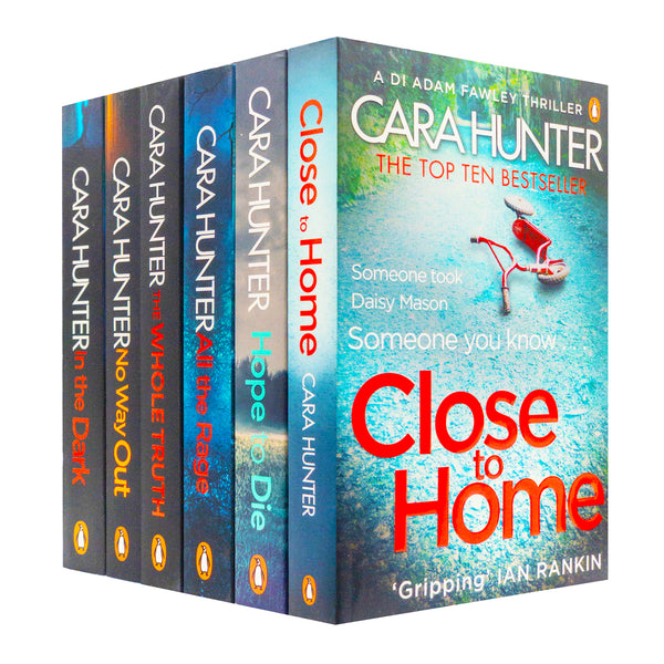 Cara Hunter Di Fawley Series 6 Books Collection Set (All The Rage, In The Dark, Close To Home, No Way Out, The Whole Truth, Hope to Die)