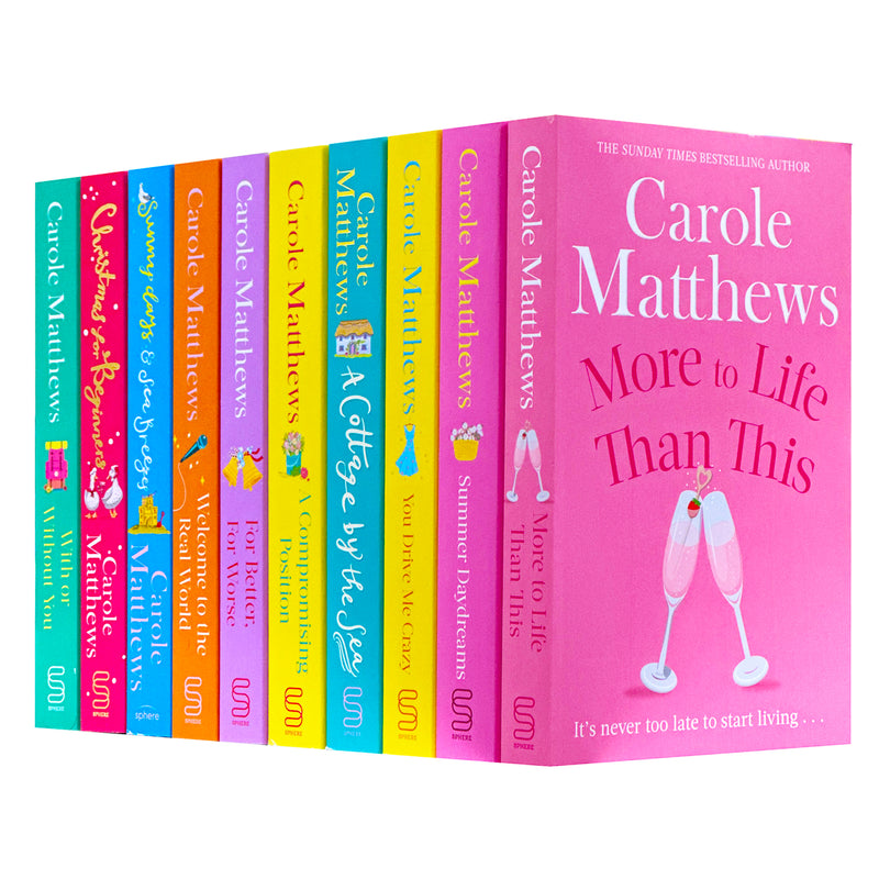 ["9780678459058", "a compromising position", "A Cottage by the Sea", "a minor indiscretion", "a place to call home", "Adult Fiction (Top Authors)", "best selling books for children", "books by carole matthews", "books on love and relationships", "carole matthews book collection", "carole matthews book set", "carole matthews books", "carole matthews christmas party", "carole matthews collection", "carole matthews latest book", "carole matthews series", "childrens comedy books", "Christmas for Beginners", "christmas set", "For Better", "for better for worse", "For Worse", "happiness for beginners", "its now or never", "lets meet on platform 8", "million love songs", "more to life than this", "Summer Daydreams", "Sunny Days & Sea Breezes", "the chocolate lovers wedding", "the christmas party", "the difference a day makes", "welcome to the real world", "with or without you", "wrapped up in you", "You Drive Me Crazy"]