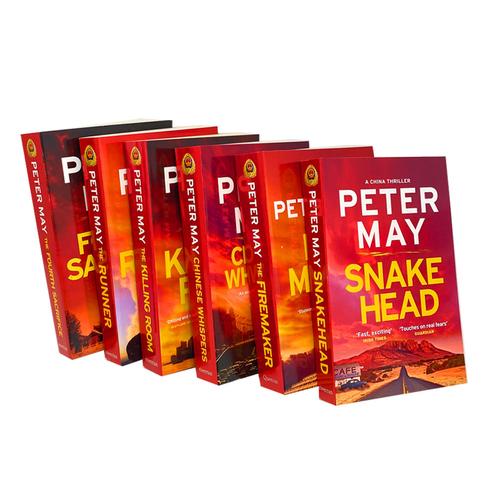 ["9781529420623", "Adult Fiction (Top Authors)", "china thrillers", "Chinese Whispers", "cl0-PTR", "peter may", "peter may china thrillers", "peter may collection", "Snakehead", "the china thrillers series", "The Firemaker", "The Fourth Sacrifice", "The Killing Room", "The Runner"]