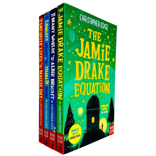 Christopher Edge 4 Books Collection Set - Jamie Drake Equation, Many Worlds of Albie Bright Bright