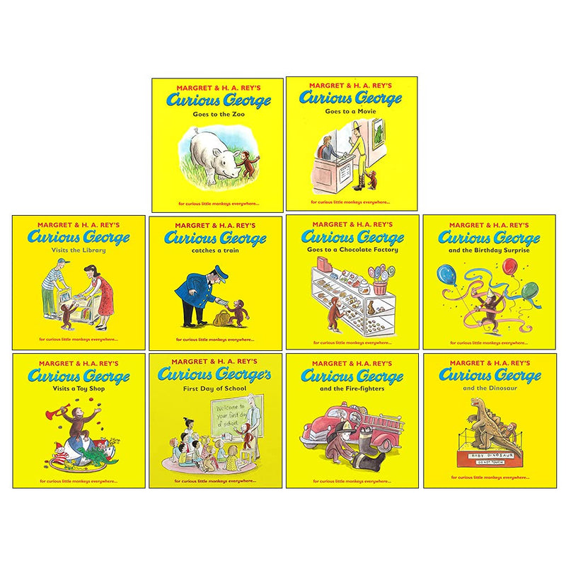 ["9781529502886", "Children Books", "Childrens Books (3-5)", "cl0-PTR", "Curious George and the Birthday Surprise", "Curious George and the Dinosaur", "Curious George and the Fire-fighters", "Curious George Catches a Train", "Curious George First day of School", "Curious George Goes to a Chocolate Factory", "Curious George Goes to a Movie", "Curious George Goes to a Zoo", "Curious George Monkey Collection", "Curious George Visits a Toy Shop", "Curious George Visits the Library", "Infants", "Margret Rey", "Margret Rey Book Collection", "Margret Rey Book Collection Set", "Margret Rey Books", "Margret Rey Collection"]