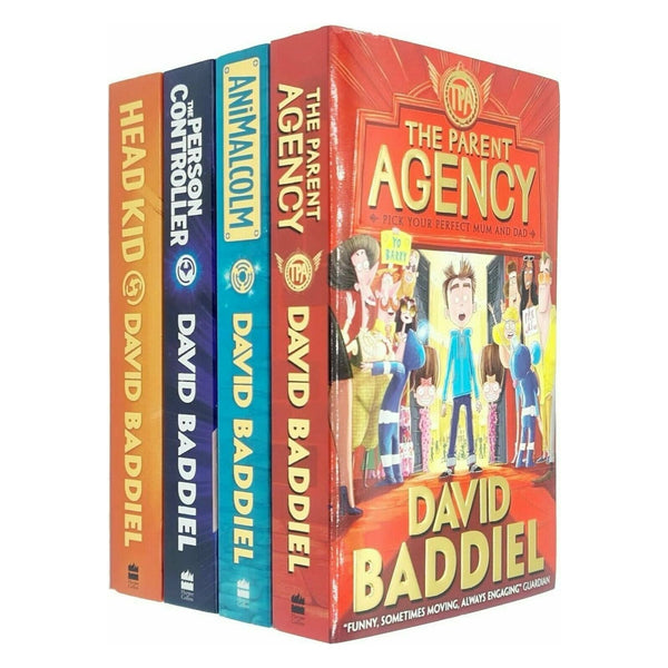 David Baddiel Collection 4 Books Set (The Parent Agency, AniMalcolm, The Person Controller, Head Kid)