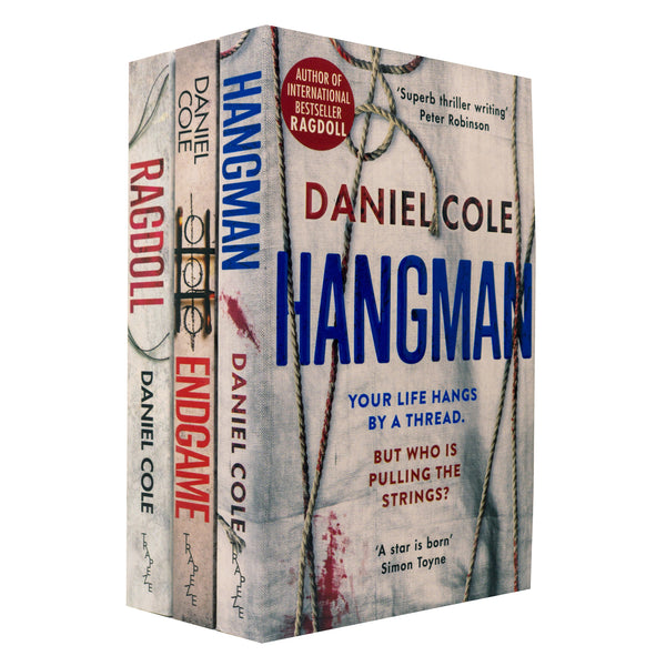 Daniel Cole 3 Books Collection Set Ragdoll, Hangman, Endgame