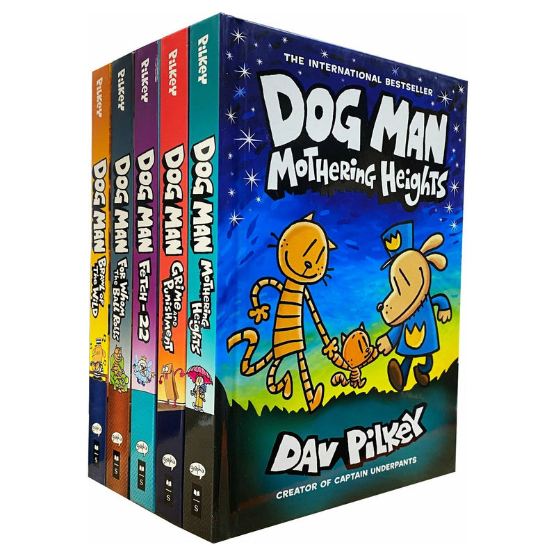 ["9789123983605", "Brawl of the Wild", "Childrens Books (7-11)", "Dav Pilkey", "Dog Man", "Dog Man books set", "Dog Man Collection", "Dog Man Series", "Dog Man World Book Day 2020", "Dog Man: For Whom the Ball Rolls", "Fetch-22", "For Whom the Ball Rolls", "Grime and Punishment", "junior books", "Lord of the Fleas", "Mothering Heights", "young teen"]