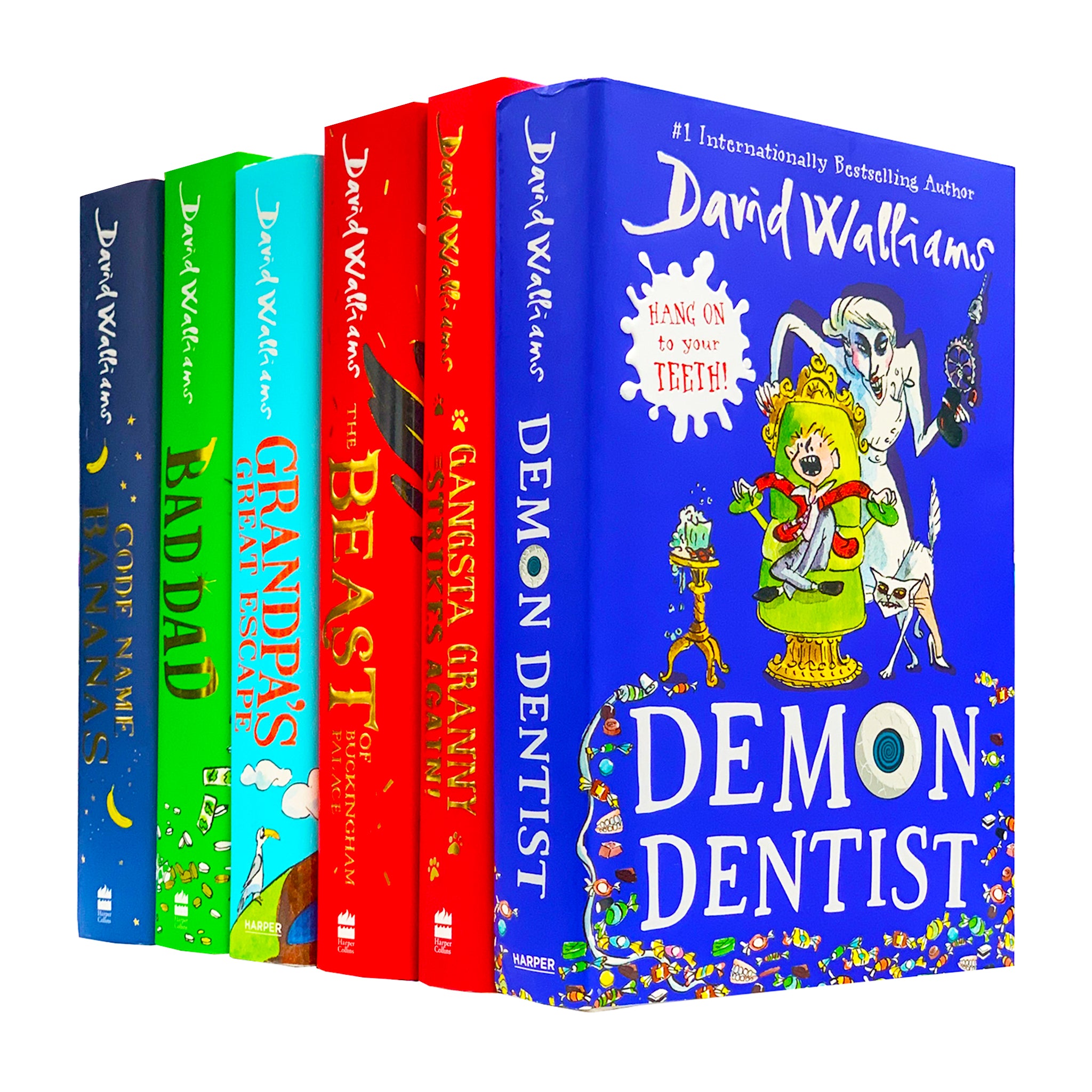 David Walliams Books Collection 6 Hardcover Set Series 3