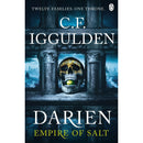 C F Iggulden Empire of Salt Series 2 Books Collection Set Shiang, Darien