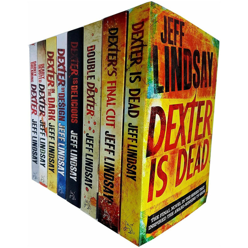 ["9781407250953", "Adult Fiction (Top Authors)", "cl0-PTR", "Darkly Dreaming Dexter", "Dearly devoted Dexter", "Dexter by Design", "Dexter in the dark", "Dexter is Dead", "Dexter is Delicious", "dexter series", "Dexters Final Cut", "Double Dexter", "jeff lindsay", "Jeff Lindsay Dexter Series Collection"]