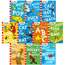 Dr Seuss Childrens Book Collection 10 Books Set Abc, Fox in Socks, The Cat in The Hat and More