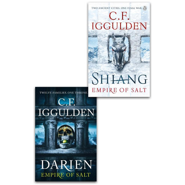 C F Iggulden Empire of Salt Series 2 Books Collection Set Shiang, Darien