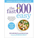 The Fast 800 Series Collection 3 Books Set By Michael Mosley, Dr Clare Bailey, Justine Pattison (Easy, Recipe Book, Health Journal)