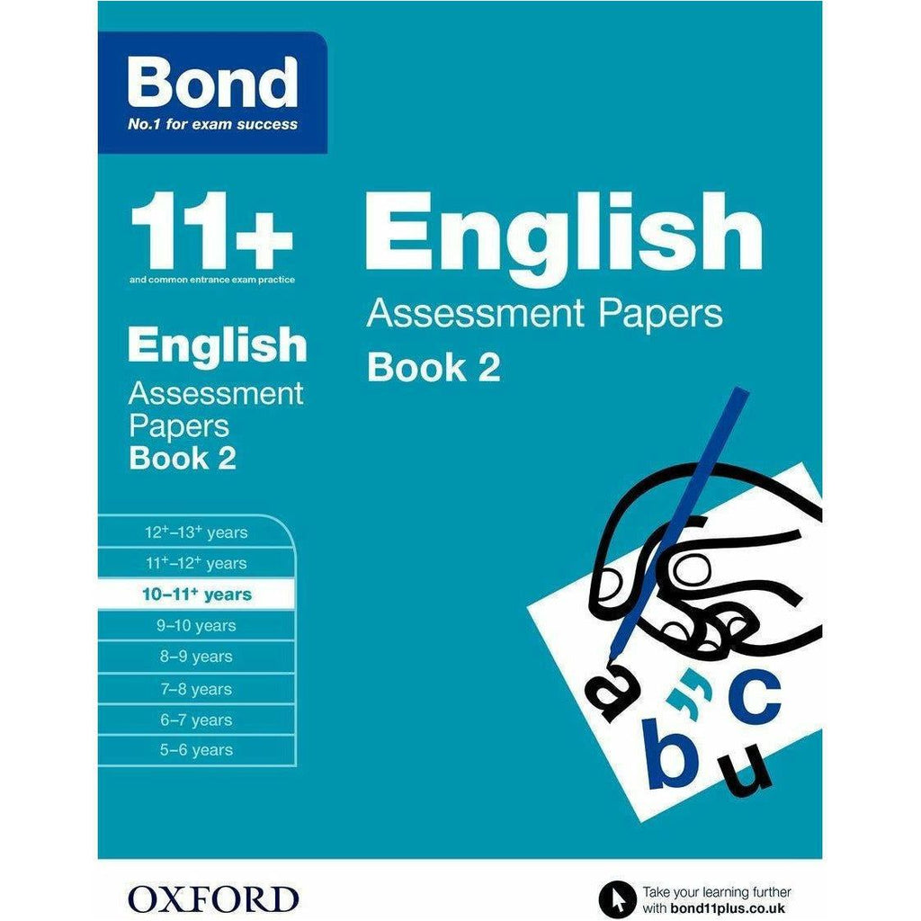 Bond 11+ English 4 Books Set Ages 10-11+ Inc Assessment and