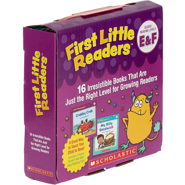 First Little Readers: Guided Reading Levels E &amp; F (Parent Pack): 16 Irresistible Books That Are Just the Right Level for Growing Readers