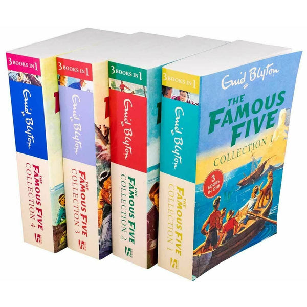 Enid Blyton The Famous Five 4 Book 12 Story Collection (3 Books in 1) - books 4 people