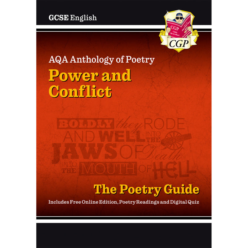 ["9781782943617", "AQA", "AQA anthology of poetry", "aqa anthology of poetry power and conflict", "AQA Complete Book", "Arts", "CGP Books", "Course Book", "Educational Book", "english gcse", "english gcse course", "english gcse courses", "English Language", "English Literature", "Exam practice", "free gcse english courses", "GCSE", "gcse english", "gcse english book", "GCSE English Language", "GCSE English Language Course", "GCSE English Literature", "gcse english poetry guide", "gcse in english", "GCSE Study book", "Grade 9-1", "Grade 9-1 Course", "Humanities", "Key Stage 4", "KS4", "Literature", "Literature English", "National Curriculum", "Online Edition", "Practice", "Practice Book", "Revision and Practice", "Revision Guide", "Sample exam Papers", "Sample Exams", "School Textbooks", "Study and Revision Guide", "Study Guides"]