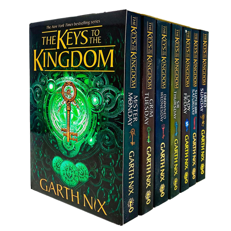 ["9781471410901", "childrens books", "drowned wednesday", "garth nix", "garth nix book collection", "garth nix book collection set", "garth nix book set", "garth nix books", "garth nix books in order", "garth nix collection", "garth nix keys to the kingdom", "garth nix series", "grim tuesday", "keys to the kingdom", "keys to the kingdom garth nix", "kingdom keys", "lady friday", "lord sunday", "mister monday", "sir thursday", "superior saturday", "the keys to the kingdom", "the keys to the kingdom book collection", "the keys to the kingdom book collection set", "the keys to the kingdom books", "the keys to the kingdom box set", "the keys to the kingdom collection", "the keys to the kingdom complete series", "the keys to the kingdom series"]