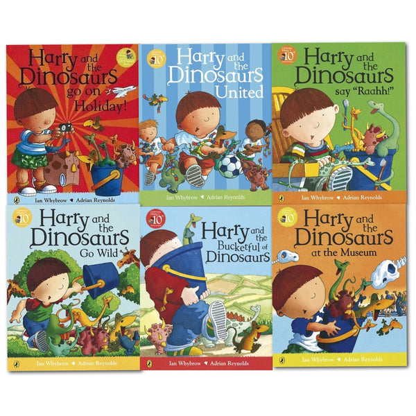 Harry And The Bucketful Of Dinosaurs Collection 6 Books Set Pack in Bag