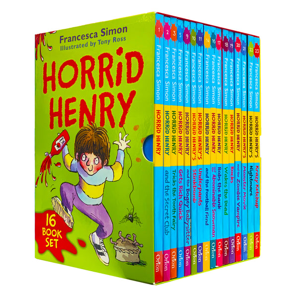 Horrid Henry Collection by Francesca Simon 16 Children Books Box Set