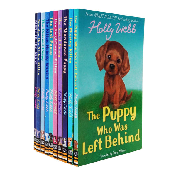 Holly Webb Series 2 - Animal Stories Pet Rescue Adventure - Puppy And Kitten 10 Books Collection S..