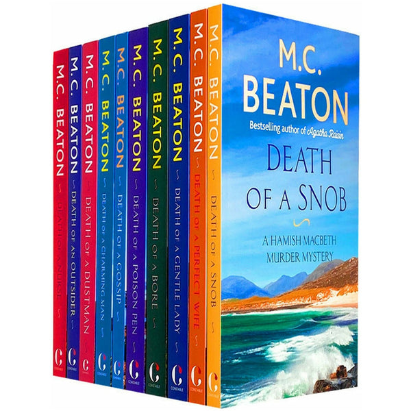 M C Beaton Hamish Macbeth Mystery Series 10 Books Collection Set Poison Pen, Nurse, Gossip