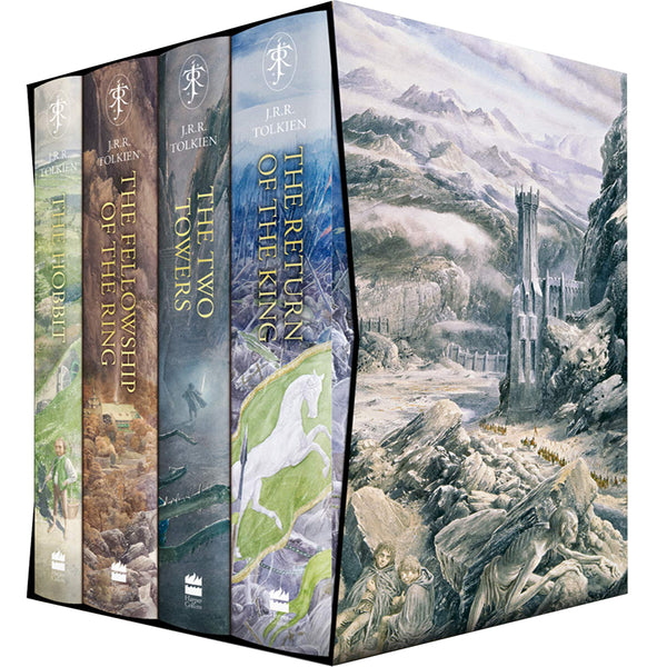 The Hobbit and The Lord of the Rings 4 Books Collection Boxed Set Illustrated edition