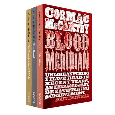 Cormac McCarthy 3 Books Collection Set - The Road, Blood Meridian, No Country for Old Men