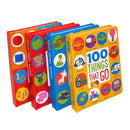 First 100 Board Book Box Set (4 Books): First 100 Words / Numbers Colors Shapes / First 100 Animals