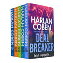 Harlan Coben Myron Bolitar 5 Books Collection Set Series 1 - Deal Breaker Drop Shot Fade Away Back Spin One..