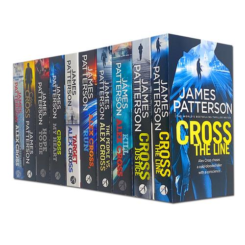 James Patterson Alex Cross Series 10 Books Collection Set (Cross the Line, Cross Justice, Cross My Heart, Criss Cross, Kill Alex Cross, Target & More)