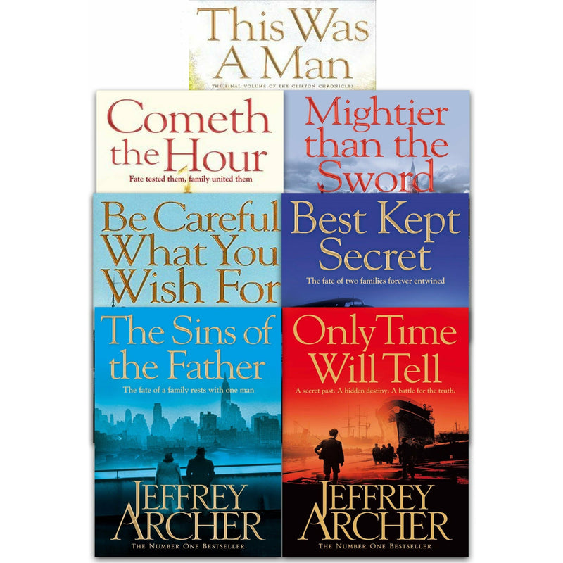 ["9781529014259", "Adult Fiction (Top Authors)", "be careful what you wish for", "best kept secret", "cl0-PTR", "clifton chronicles series", "cometh the hour", "Jeffrey Archer", "jeffrey archer collection", "mightier than the sword", "only time will tell", "the sins of the father", "This Was A Man"]