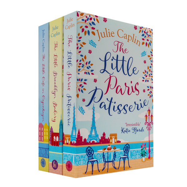 Julie Caplin Romantic Escapes 3 Books Collection Set (The Little Café in Copenhagen, The Little Brooklyn Bakery & The Little Paris Patisserie)