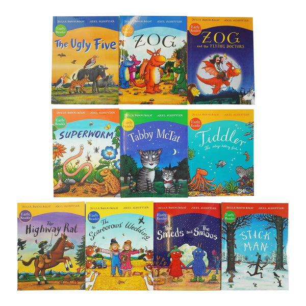 Julia Donaldson And Axel Scheffler Early Readers 10 Books Collection Set