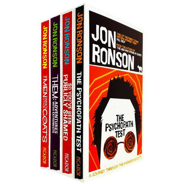 Jon Ronson 4 Books Bundle Collection Set