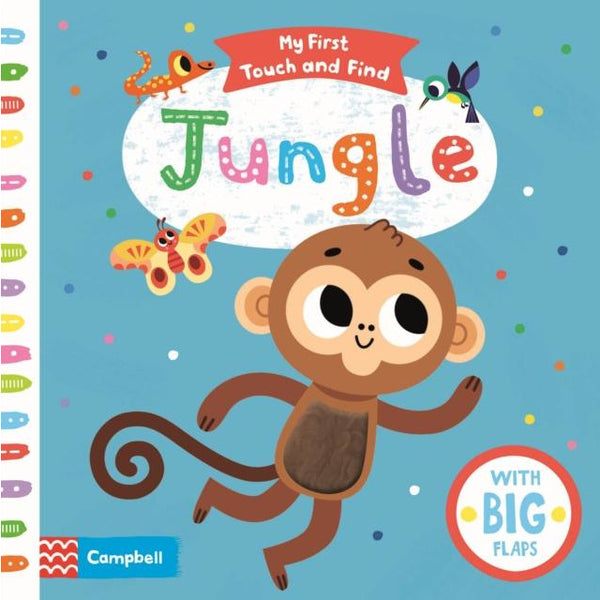 My First Touch and Find Jungle Children Early Learning Activity Book